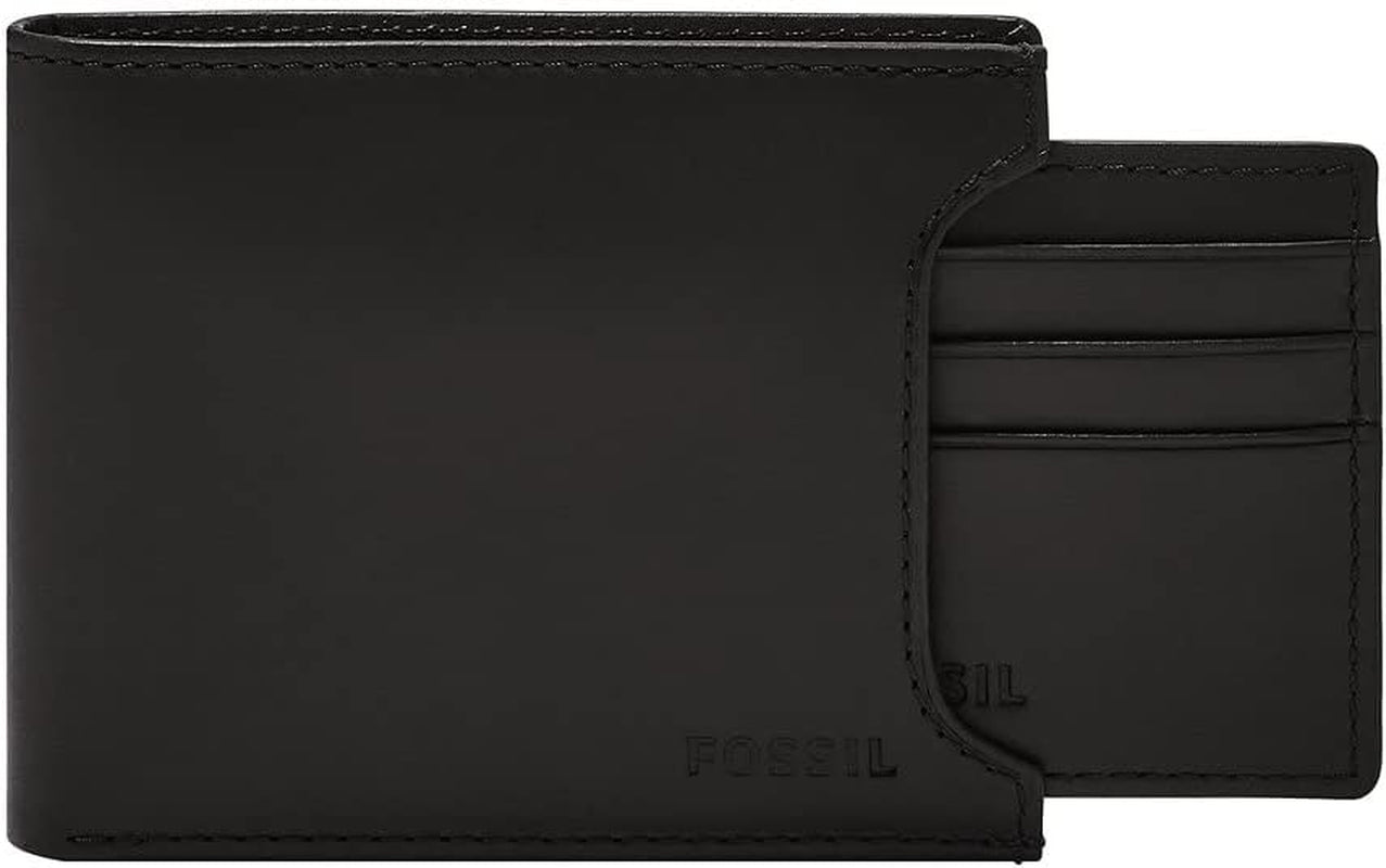 Fossil Herren-Geldbörse – Derrick RFID-Leder, 2-in-1 verschiebbar, ML3685001 – 10,9 cm L x 1,27 cm B x 8,9 cm H Herren-Geldbörse Naty Shop Standardtitel