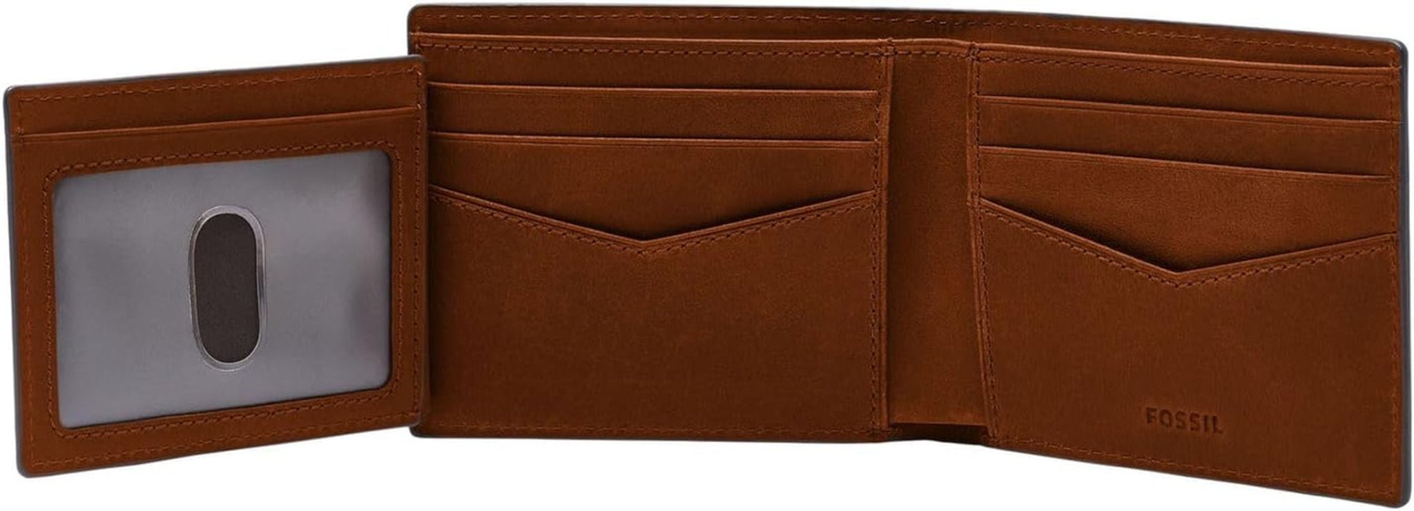 Fossil Everett-Geldbörse für Herren, mittelbraunes Bifold-Leder, 11,5 cm L x 2,5 cm B x 8,9 cm H ML4397210 Herren-Geldbörse Naty Shop