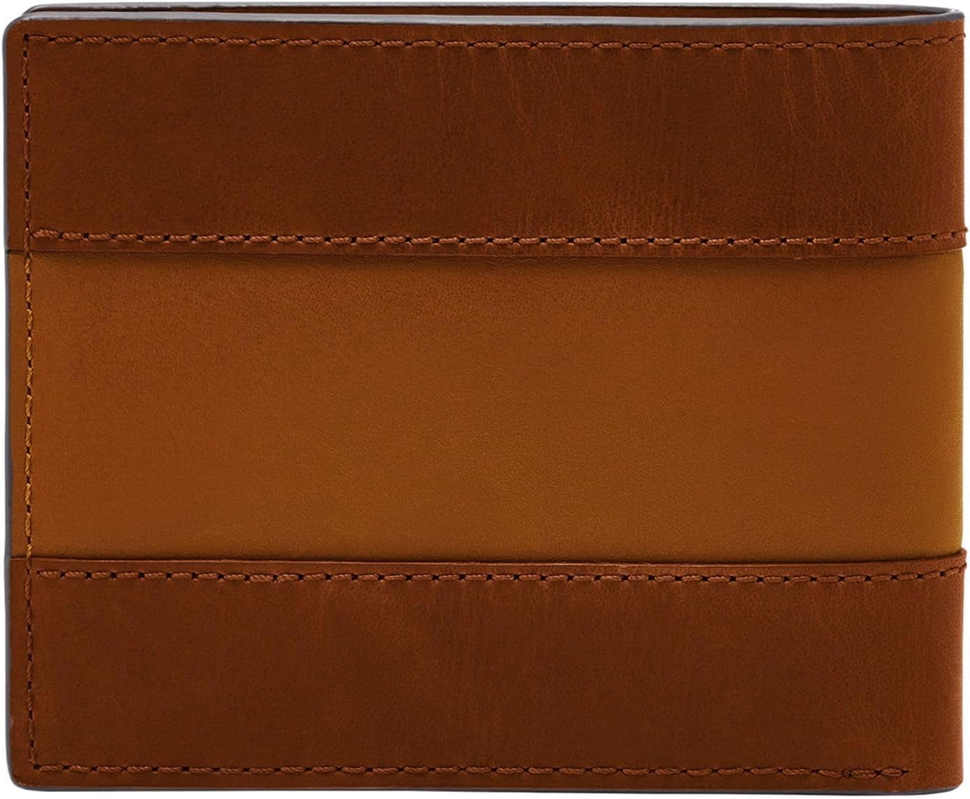 Fossil Everett-Geldbörse für Herren, mittelbraunes Bifold-Leder, 11,5 cm L x 2,5 cm B x 8,9 cm H ML4397210 Herren-Geldbörse Naty Shop