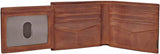 Fossil Quinn-Geldbörse für Herren – 100 % braunes Bifold-Leder, 11,5 cm L x 2 cm B x 9 cm H ML3644200 Herren-Geldbörse Naty Shop