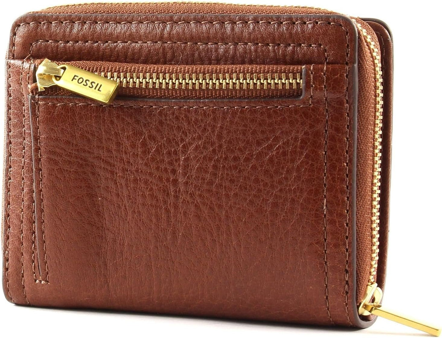 Fossil Damen-Geldbörse Logan, multifunktionale braune Leder-Geldbörse, 11,1 cm L x 2,5 cm B x 8,9 cm H, SL7923200, Damen-Geldbörse Naty Shop