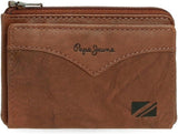 Pepe Jeans Jacken-Geldbörse mit Kartenhalter, Einheitsgröße Herren-Geldbörse Naty Shop Brown