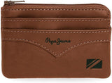Pepe Jeans Jacken-Geldbörse, Einheitsgröße Herren-Geldbörse Naty Shop Brown