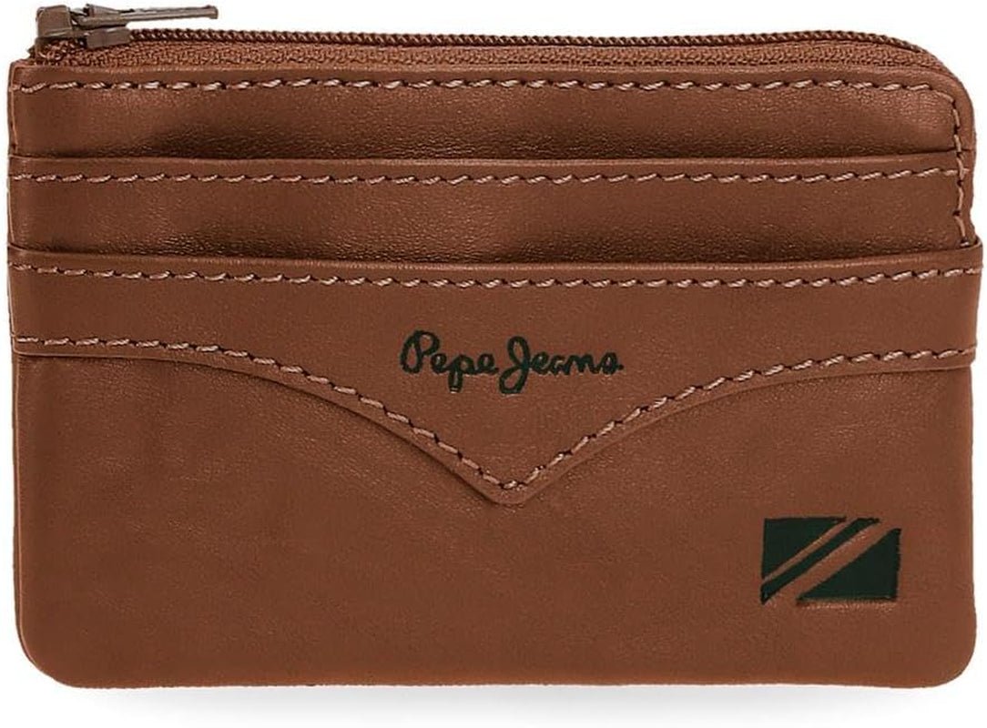 Pepe Jeans Jacken-Geldbörse, Einheitsgröße Herren-Geldbörse Naty Shop Brown