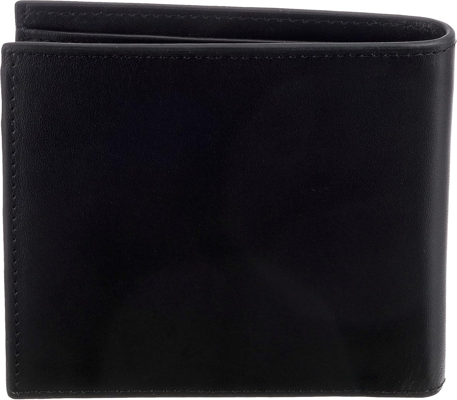 Armani Exchange Herren-Essential-Geldbörse, einfacher Logo-Druck, schwarze Herren-Geldbörse, Naty Shop