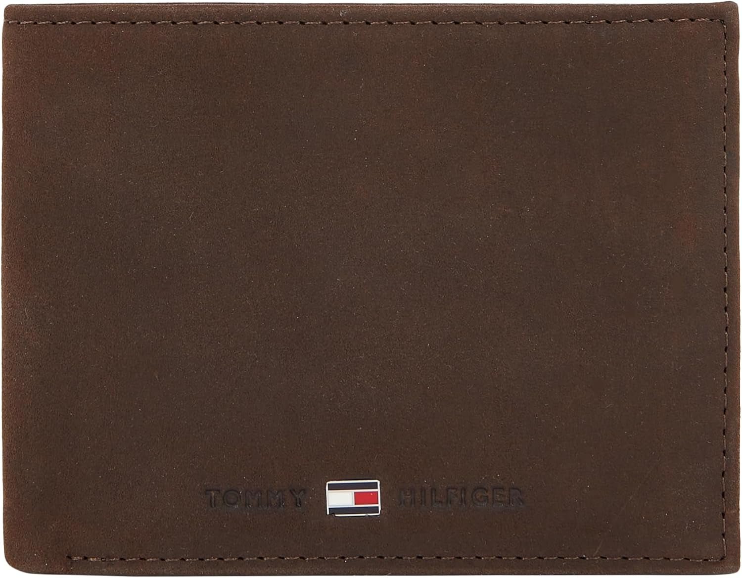 Tommy Hilfiger Johnson Herren-Geldbörse mit Münzfach, Herren-Geldbörse, Naty Shop, Braun