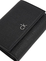 Calvin Klein Daily Medium Trifold Klein Damen-Geldbörse, Schwarz (Ck Black), Lebensgröße Naty Shop Damen-Geldbörse
