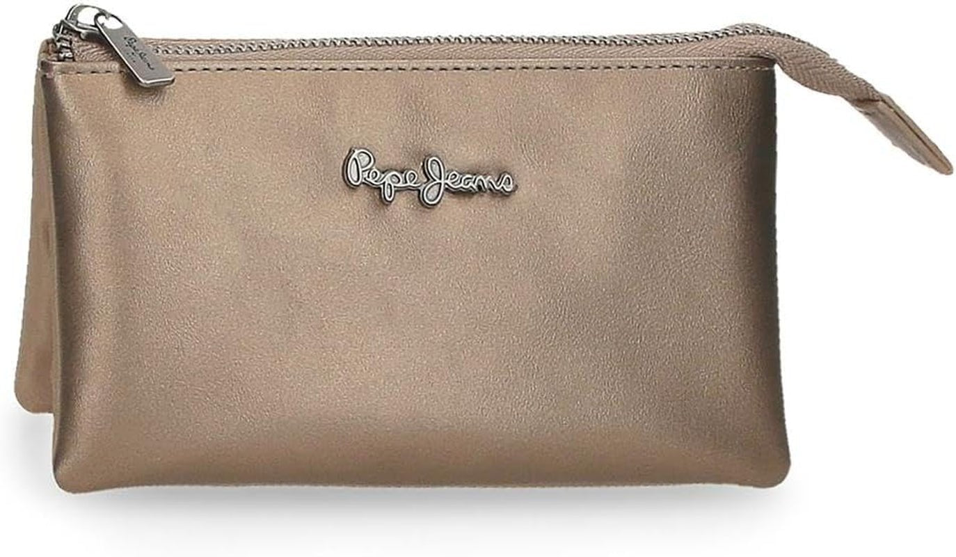 Pepe Jeans Ruby Portemonnaie, Geldbeutel, Portemonnaie, aus Polyester mit Kunstlederdetails. Fächer, Reißverschlüsse. Von Joumma Bags Damenbrieftasche Naty Shop Rubin Kulturbeutel