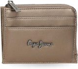 Pepe Jeans Ruby Portemonnaie, Geldbeutel, Portemonnaie, aus Polyester mit Kunstlederdetails. Fächer, Reißverschlüsse. Von Joumma Bags Damen-Geldbörse Naty Shop Rubin-Geldbörse