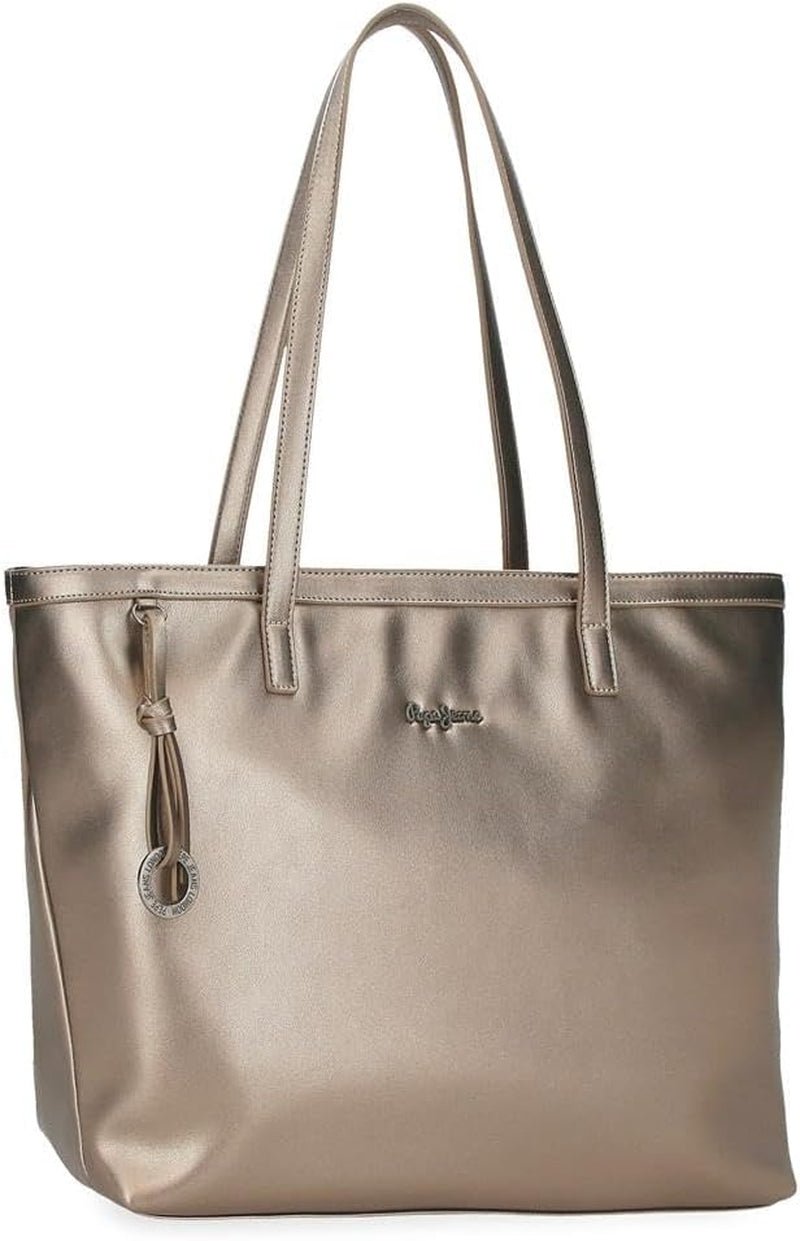 Pepe Jeans Ruby Portemonnaie, Geldbeutel, Portemonnaie, aus Polyester mit Kunstlederdetails. Fächer, Reißverschlüsse. Von Joumma Bags Damen-Geldbörse Naty Shop Rubin Einkaufstasche