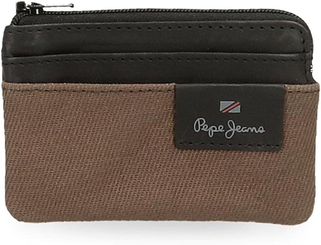 Pepe Jeans Hilltop Geldbörsen Geldbörsen Geldbörsen Lässiges Leder. Von Joumma Bags Herren-Geldbörse Naty Shop Braune Geldbörse