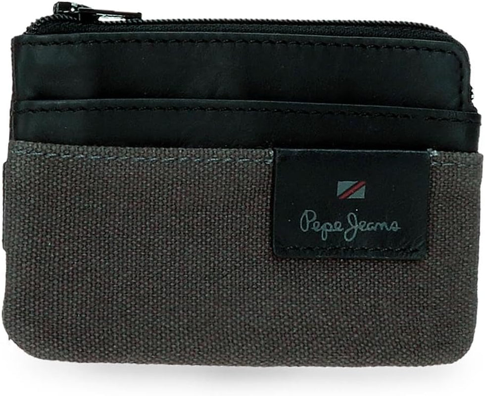 Pepe Jeans Hilltop Geldbörsen Geldbörsen Geldbörsen Lässiges Leder. Von Joumma Bags Herren-Geldbörse Naty Shop Anthrazit-Geldbörse