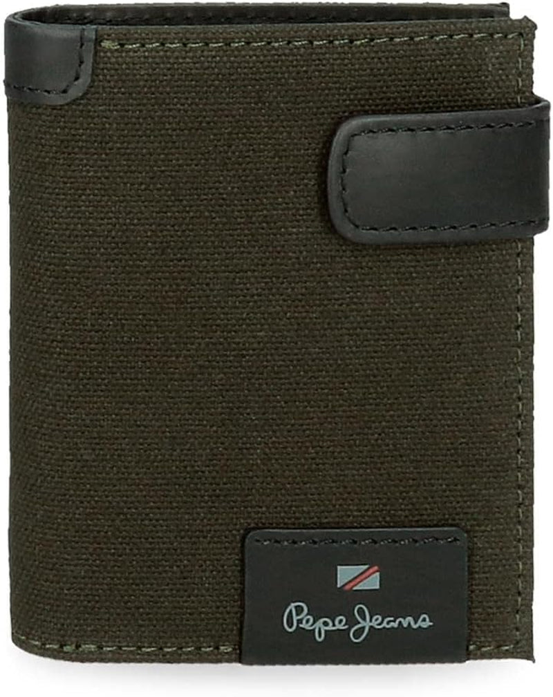 Pepe Jeans Hilltop Geldbörsen Geldbörsen Geldbörsen Lässiges Leder. Von Joumma Bags Herren-Geldbörse Naty Shop Green Click Wallet
