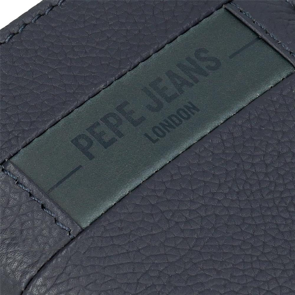Pepe Jeans Checkbox Rindsleder-Geldbörsen und Geldbörsen Schwarz Braun Blau Grau Herren-Geldbörse Naty Shop