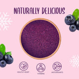 Gefriergetrocknetes Wildblaubeerpulver 100g - Gefriergetrocknetes Fruchtpulver - Gefriergetrocknetes Blaubeerpulver zum Backen, Smoothie und Müsli - Natürliches Blaubeerpulver ohne Zusatzstoffe Dehydrierte Produkte Mein Shop