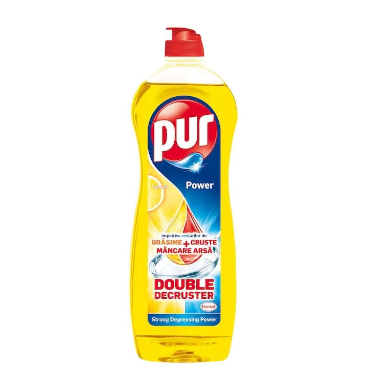 Geschirrspülmittel Pur Duo Power Lemon, 0,9 l Detergenti Naty Shop