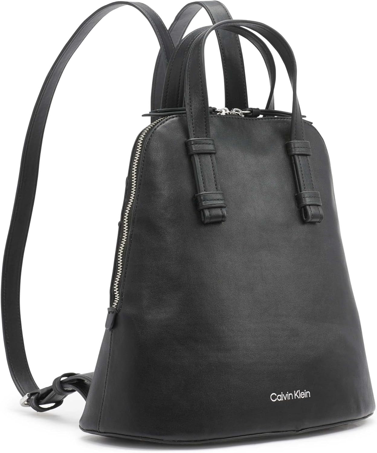 Calvin Klein Zina Zip Around Rucksack für Damen, mit Reißverschluss Damen Naty Shop Taschen