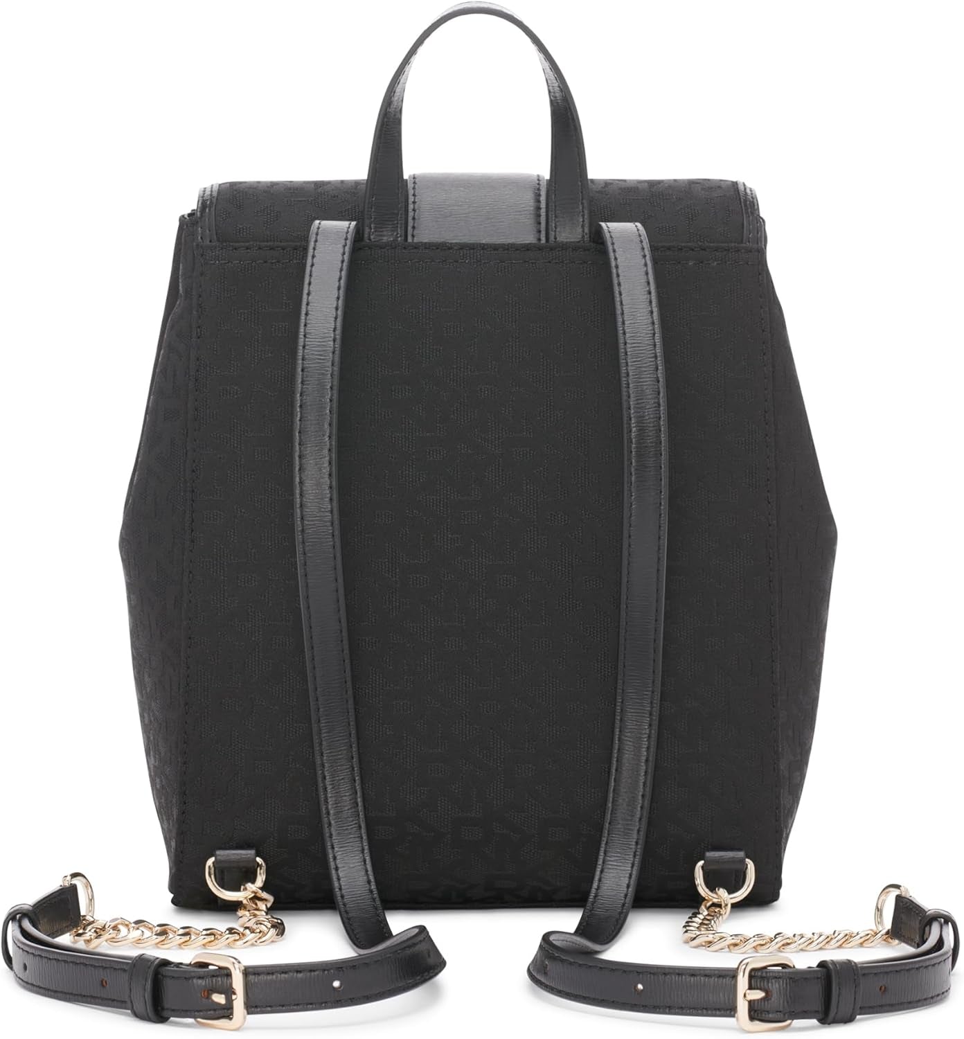 DKNY Damen-Alltagsrucksack, Schwarzes Logo/Schwarz Naty Shop Damentaschen