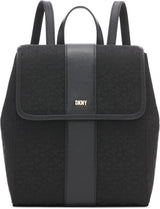 DKNY Damen-Alltagsrucksack, schwarzes Logo/schwarze Damen-Naty-Shop-Taschen Standardtitel