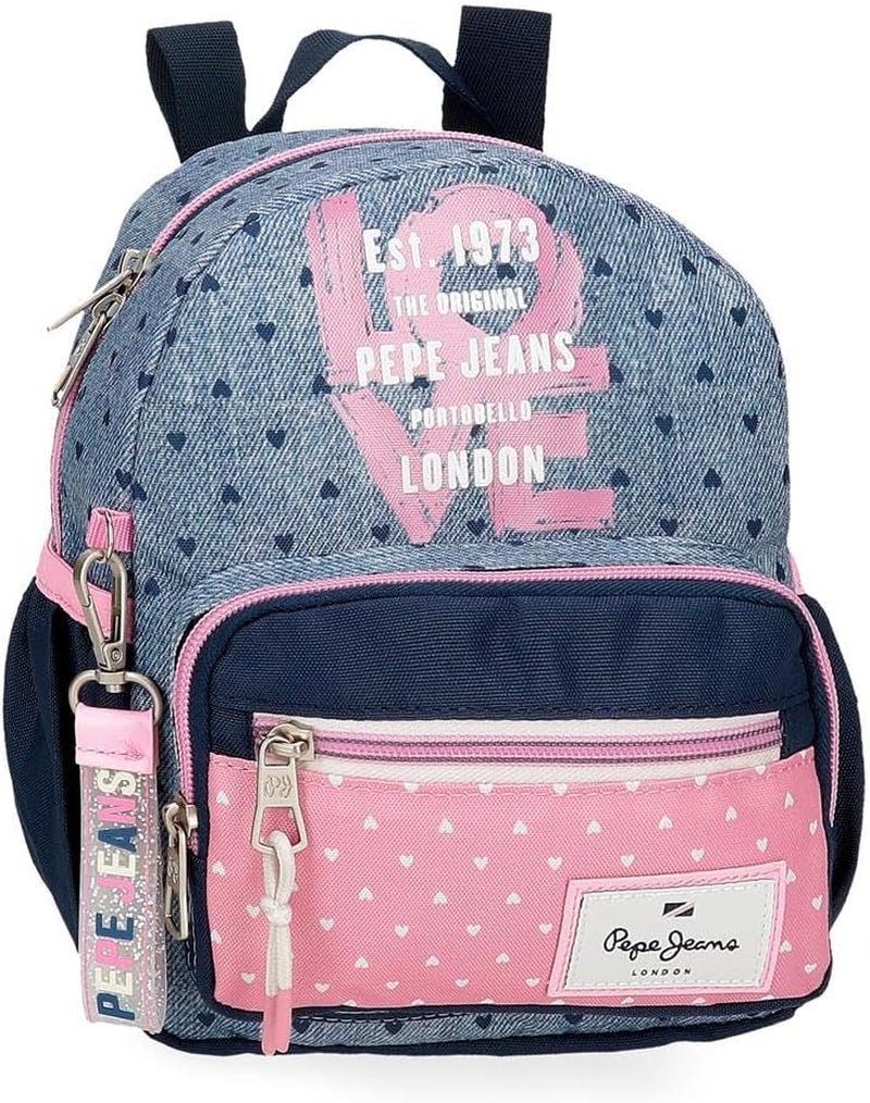 Pepe Jeans Noni Denim Rucksack Premium Rucksäcke und Schulranzen Naty Shop Rucksackwanderung