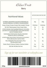Bio-Schwarzer Holunder - ganze Sambucus-Beeren - Holunder Dehydrierte Produkte Naty Shop