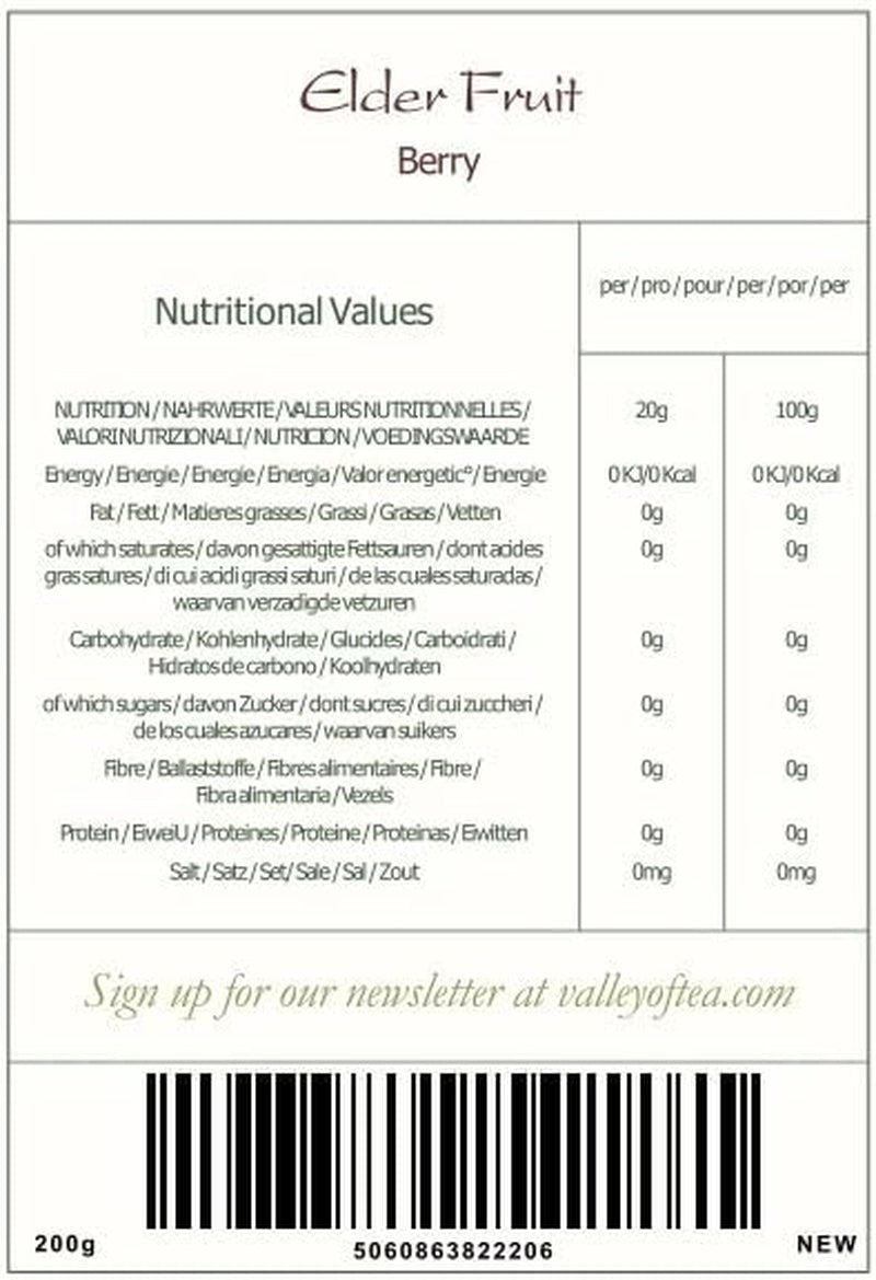 Bio-Schwarzer Holunder - ganze Sambucus-Beeren - Holunder Dehydrierte Produkte Naty Shop