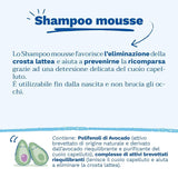Mousse-Shampoo für Milchkrusten, Haare, Babys, Kinder, die ganze Familie – Hilft Milchkrusten zu entfernen, sanfte Reinigung, kein Brennen (150 ml) Kinder – Bade- und Hautpflege Naty Shop