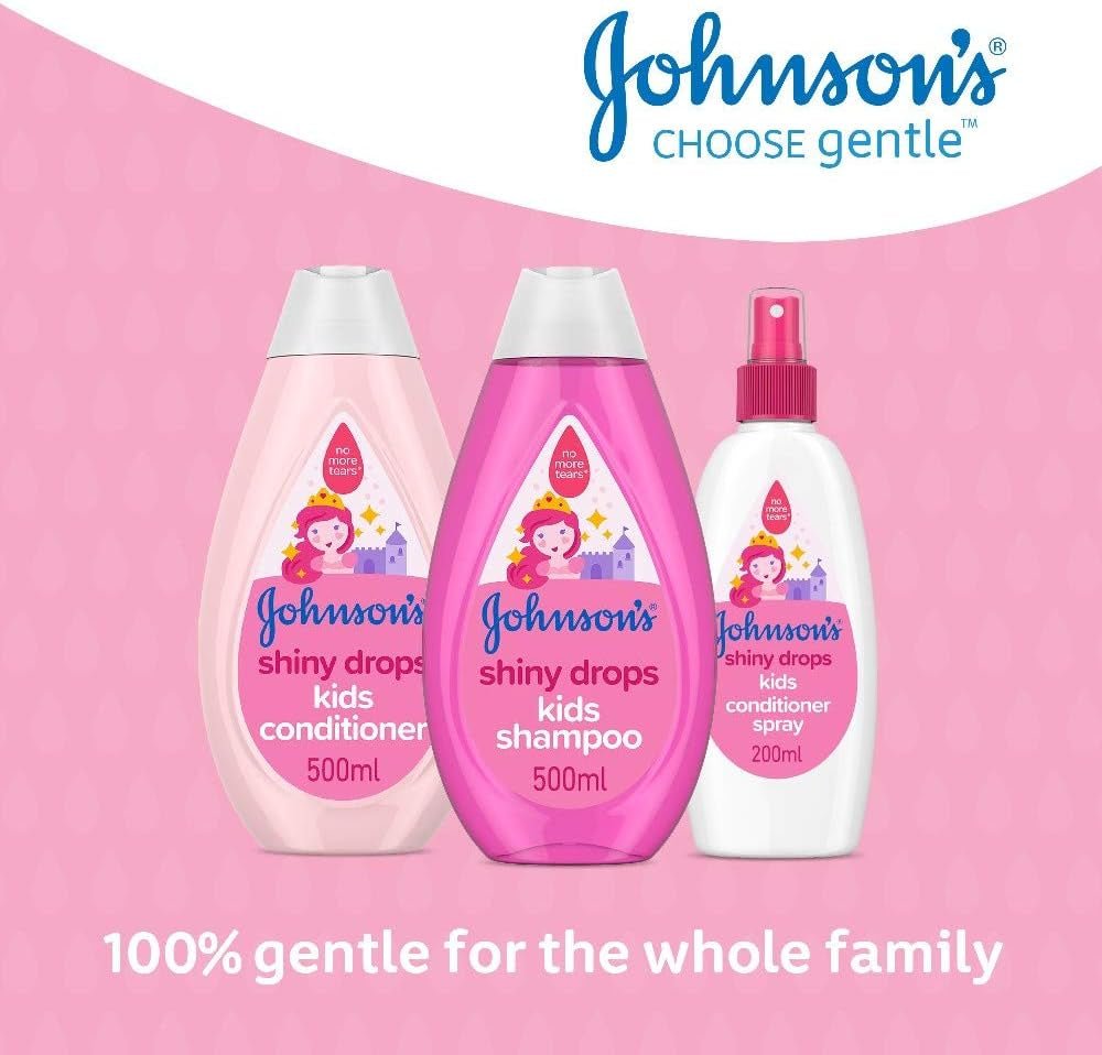Johnson's Shiny Drops Kindershampoo, 500 ml Kinder - Bade- und Hautpflege Naty Shop