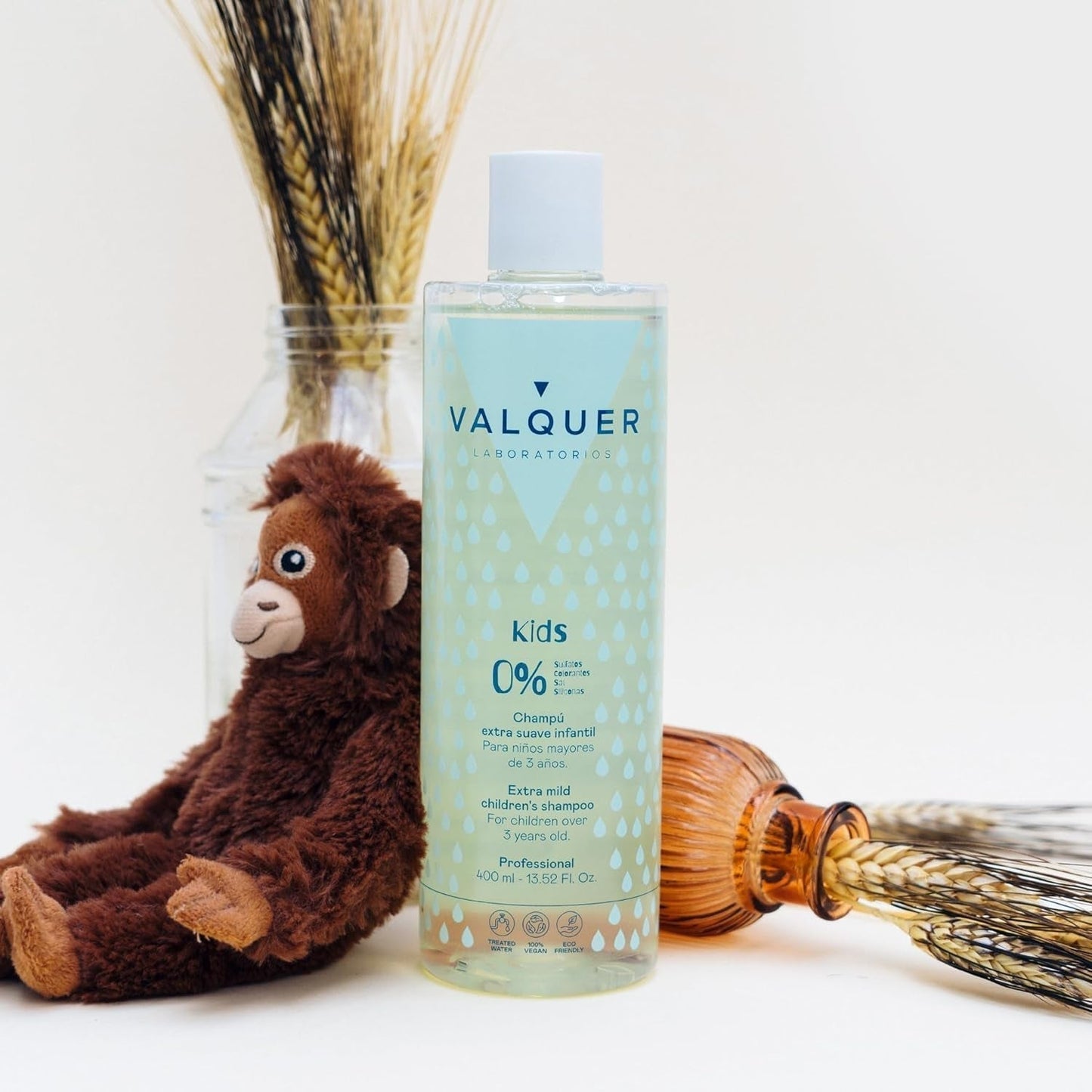 Valquer Kindershampoo und Haarspülung ohne Silikone, ohne Sulfate, für Kinder Kinder - Bad und Hautpflege Naty Shop