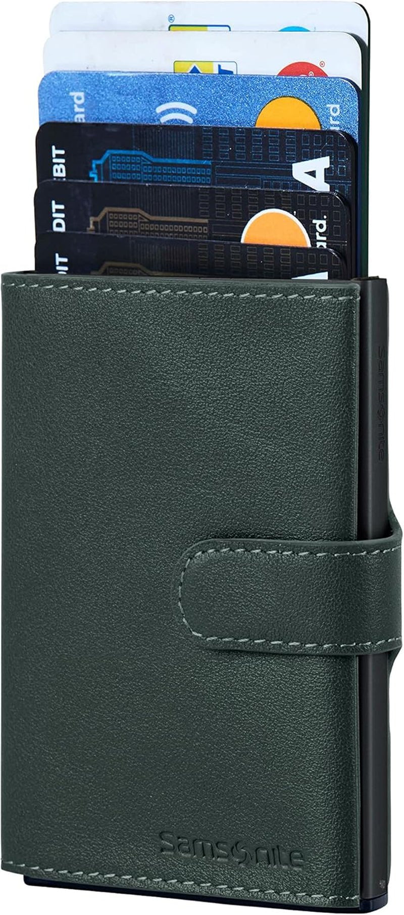 Samsonite Alu Fit SLG - Geldbörse, 10,2 cm, grün (Climbing Ivy) Herren Geldbörse Naty Shop