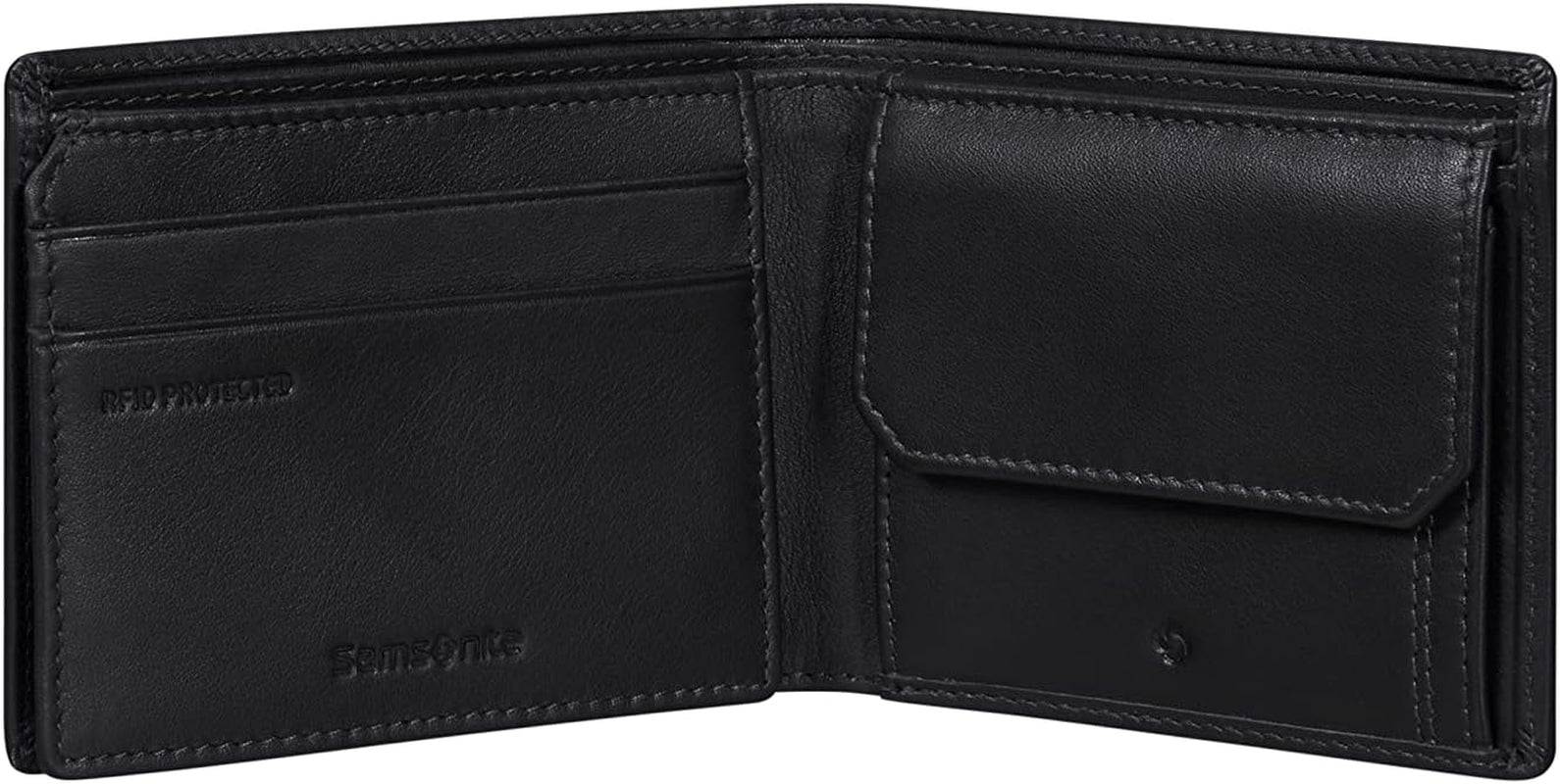 Samsonite Attack 2 SLG - Geldbörse, 10,5 cm, schwarz (schwarz) Herren Geldbörse Naty Shop