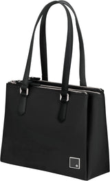 Samsonite Essentially Karissa - Umhängetasche mit 3 Fächern, 34 cm, Schwarz (schwarz) Taschen Damen Naty Shop Schwarz (schwarz)