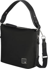 Samsonite Essentially Karissa - Reisetasche S, 27 cm, grau (Dove Grey) Taschen Damen Naty Shop Schwarz (black)