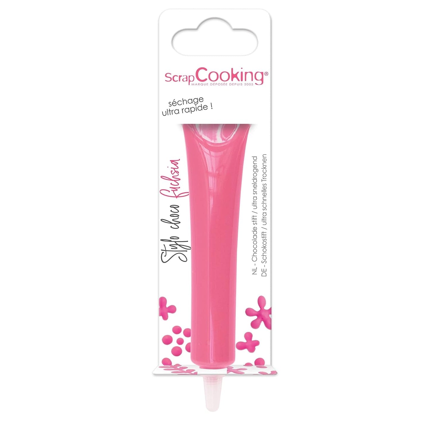 ScrapCooking – Lebensmittelfarbe, verschiedene Farben, in einer Tube zum Schreiben, 25 Gramm Naty Shop Zuckerpaste Fuchsia Pink Small