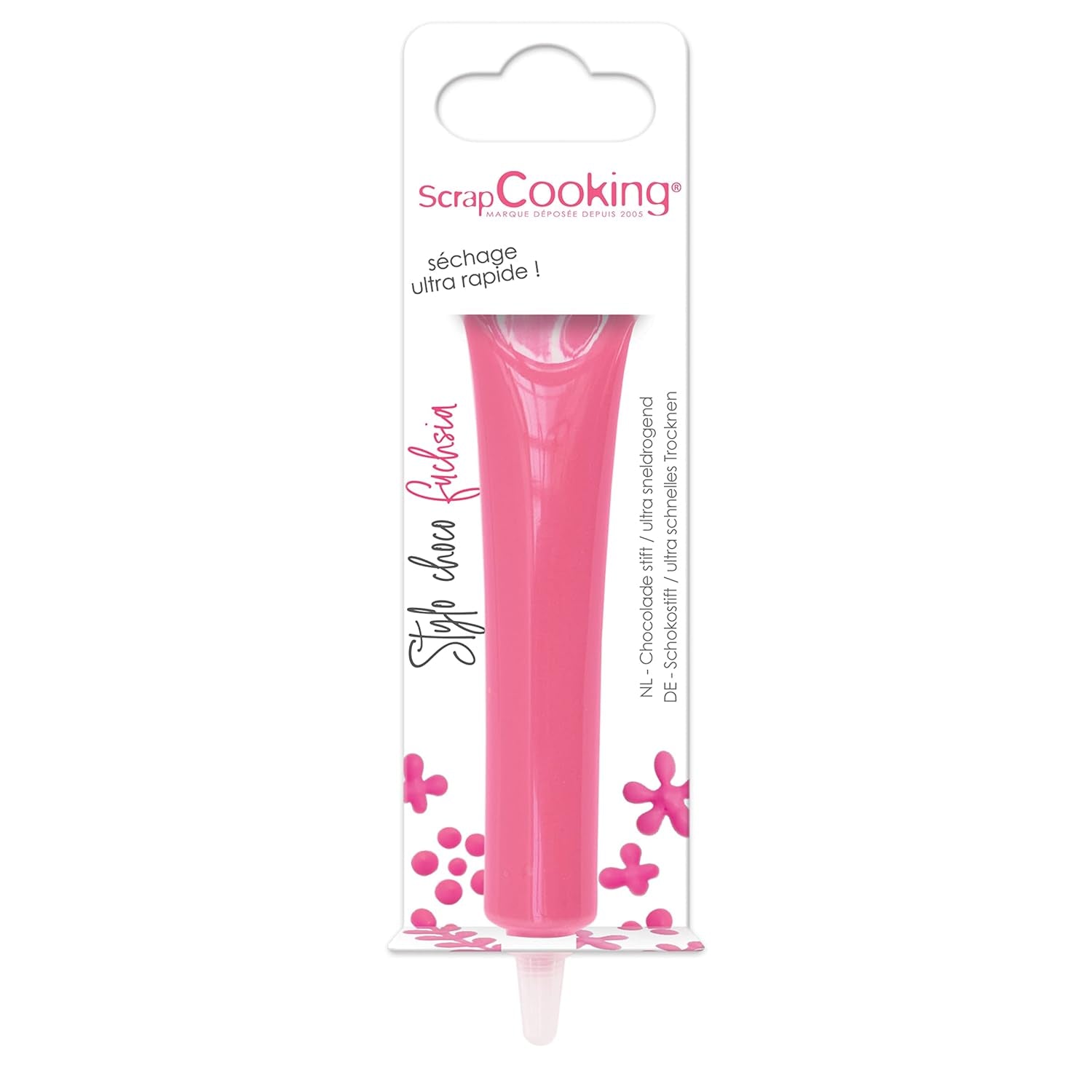ScrapCooking – Lebensmittelfarbe, verschiedene Farben, in einer Tube zum Schreiben, 25 Gramm Naty Shop Zuckerpaste Fuchsia Pink Small