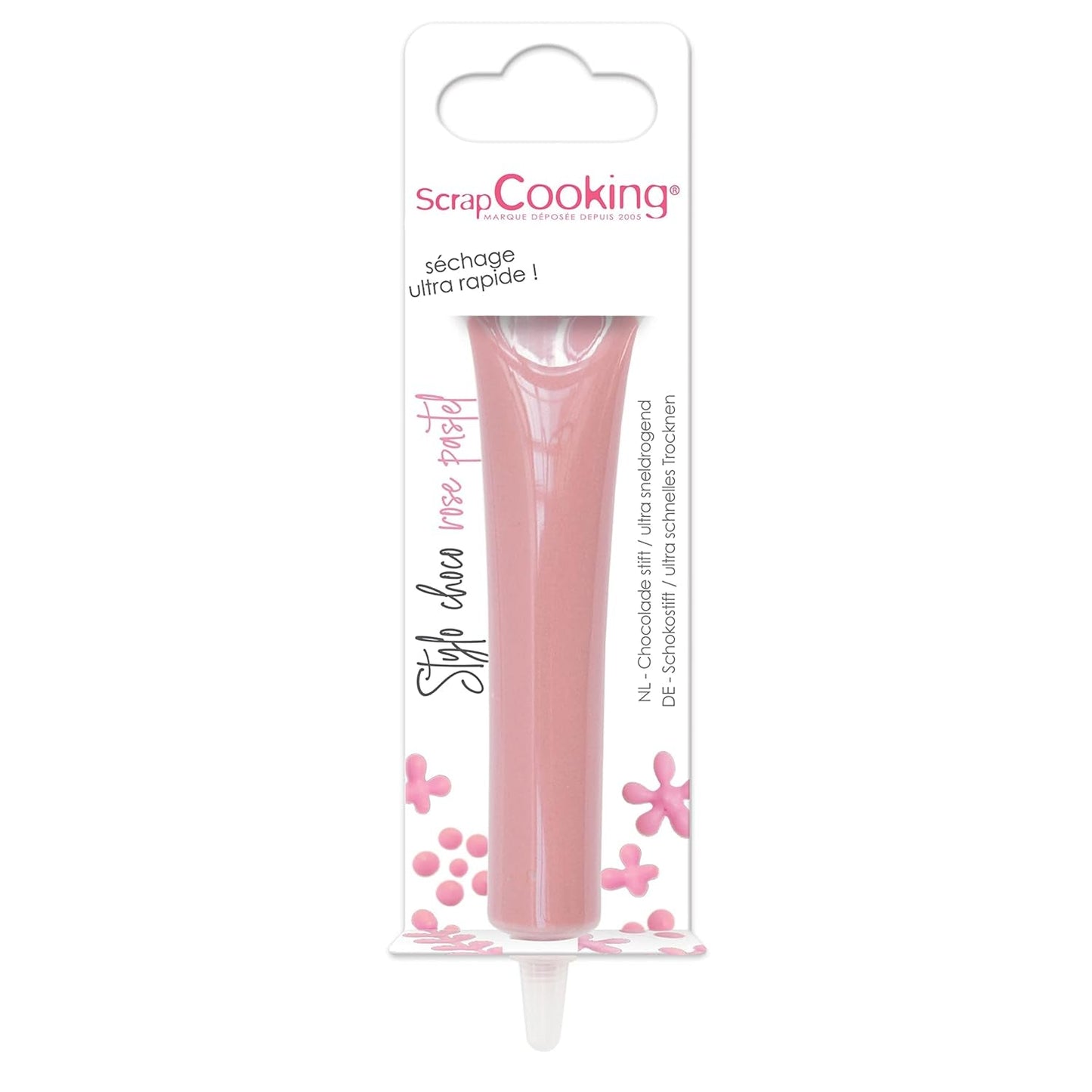 ScrapCooking – Lebensmittelfarbe, verschiedene Farben, in einer Tube zum Schreiben, 25 Gramm Zuckerpaste Naty Shop Pastel Pink Small