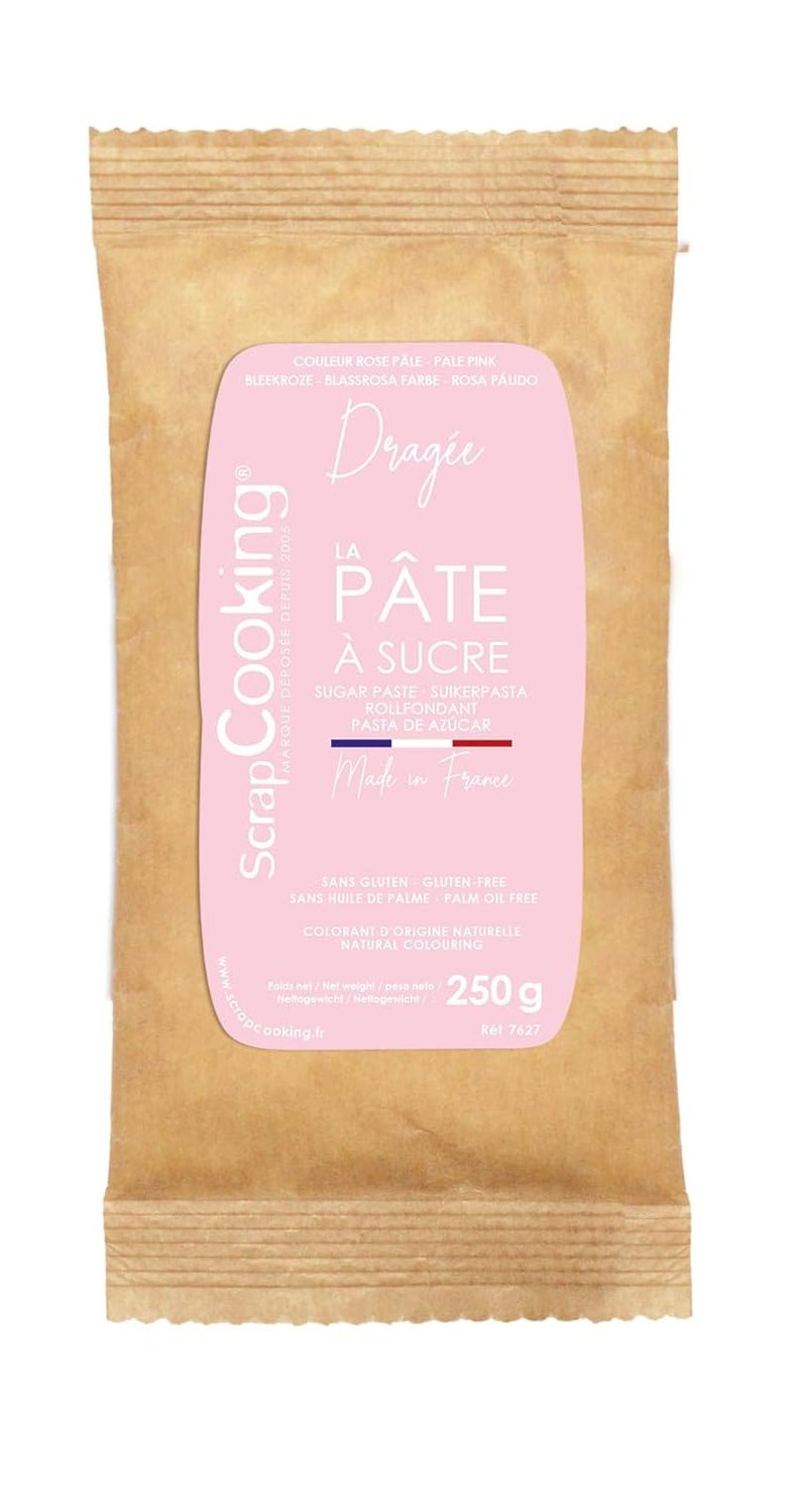 ScrapCooking - Pâte à Sucre Vert Sauge 250g - Colorant d'Origine Naturelle - Sans Gluten, Sans Huile de Palme - Pour Gâteaux, Pâtisseries Anniversaire - Vert Pastel - Fabrikie en France - 7621 Zuckerpaste Naty Shop Pastellrosa
