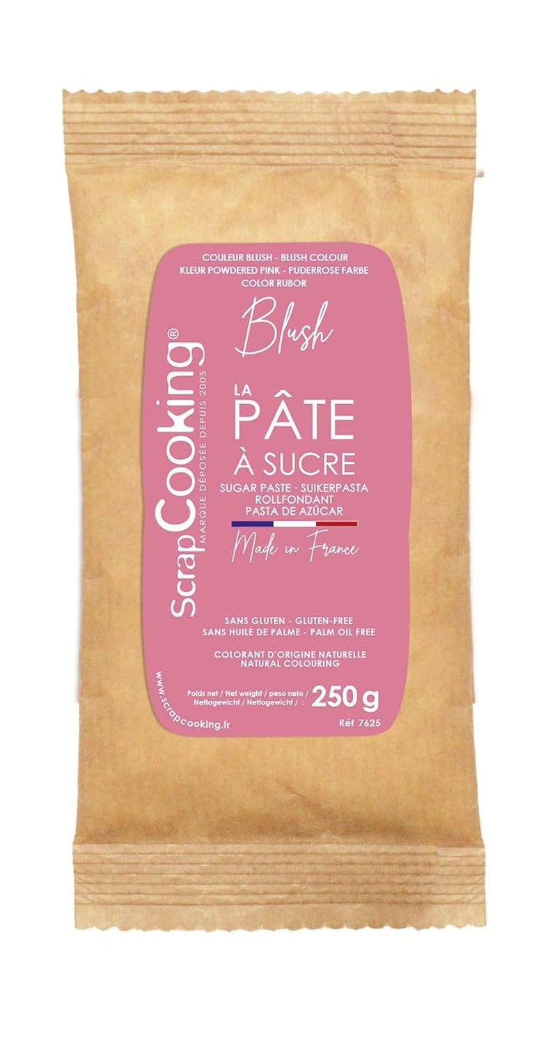 ScrapCooking - Pâte à Sucre Vert Sauge 250g - Colourant d'Origine Naturelle - Sans Gluten, Sans Huile de Palme - Pour Gâteaux, Pâtisseries Anniversaire - Vert Pastel - Fabrikie en France - 7621 Zuckerpaste Naty Shop Rosa Rouge