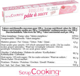 ScrapCooking - Rosa Fondantrolle â'¬ 36 cm - Gerollter schwarzer Fondant 430 g - Tortenaufsatz Fondantaufsatz Dekoration für Kuchen, Backen, Geburtstage, Partys - Rosa - 7264 Zuckerpaste Naty Shop