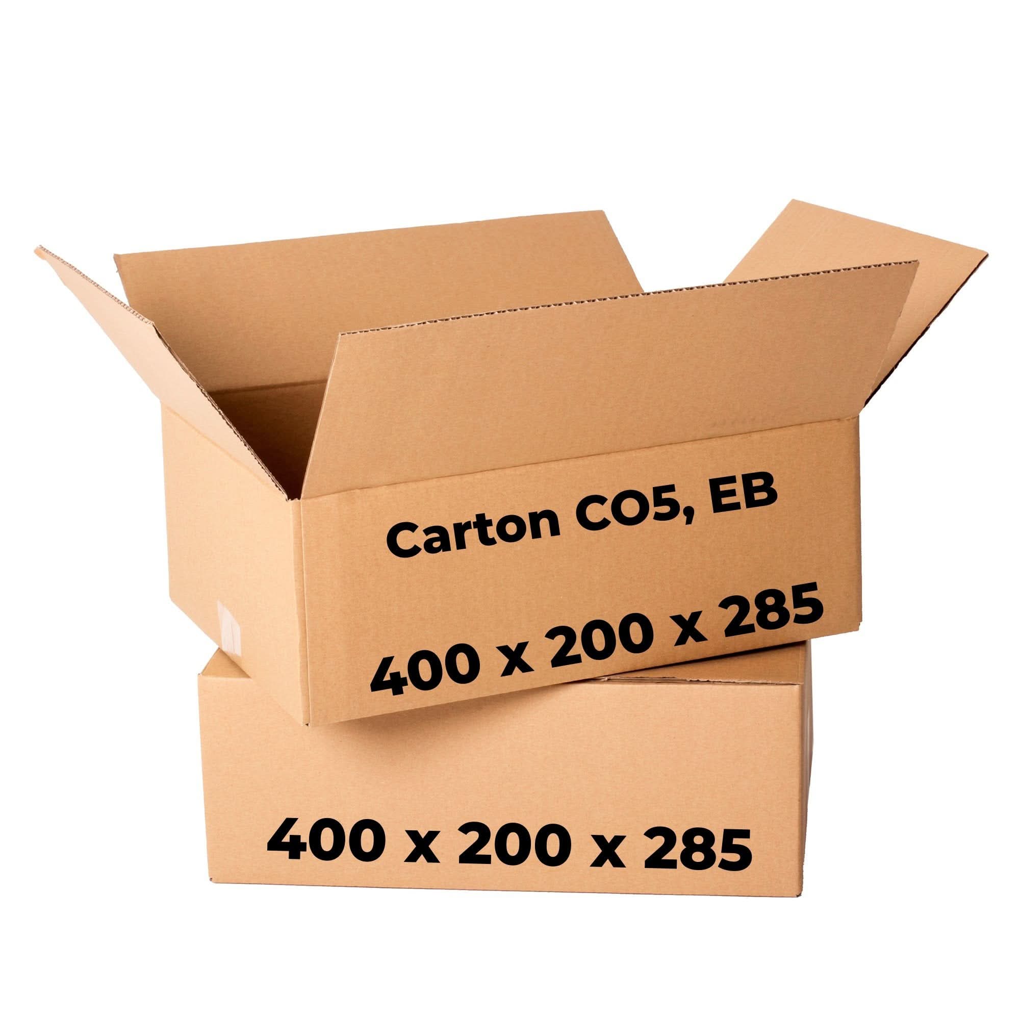 Set mit 20 Kartons CO5, CB, 220 x 95 x 95 Verpackungskartons Nati Shop