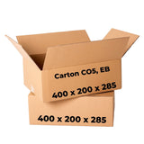 Set mit 20 Kartons CO5, EB, 400 x 200 x 285 Verpackungskartons Nati Shop