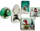 Set mit 5 essbaren Zuckerdekorationen, Christmas Nati Shop