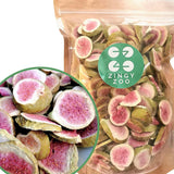 Gefriergetrocknete Feigen 100 % natürliche getrocknete Feigen | Ohne Zuckerzusatz. Gesunde gefriergetrocknete Süßigkeiten | Gefriergetrocknete Früchte Gefriergetrocknete Feigen | ZingyZoo (100g) Naty Shop dehydrierte Produkte 300G
