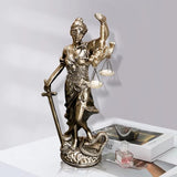 Lady Justice Statue 30,5 cm Gerechtigkeitsstatue Gerechtigkeitsgöttin Gerechtigkeitsskulptur Griechisch-römischer Engel Gerechtigkeit Blinde Statuen für die Dekoration Statuetten und Skulpturen Naty Shop