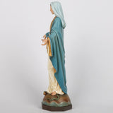 BC Katholische Statue Unserer Lieben Frau der Gnade, Jungfrau Maria, Altarfigur, religiöses Geschenk für Mutter, katholische Heimdekoration, 34,3 cm hoch, handbemalt von Buildclassic (elegant). Naty Shop Statuen und Skulpturen