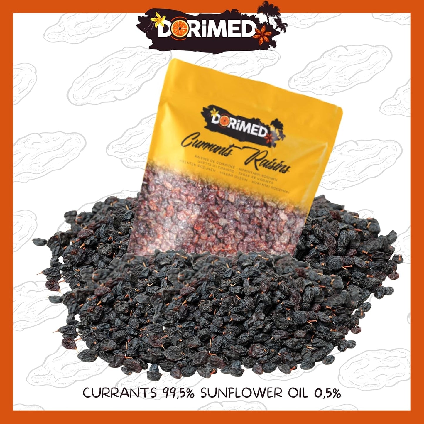 Sultaninen-Trauben Johannisbeeren 1 kg I Getrocknete Sultaninen-Trauben I Korinthische Sultaninen-Trauben I griechischer Herkunft | Süße und süße kernlose Sultana-Trauben | Getrocknete, getrocknete oder dehydrierte Weintrauben | Kein Zucker | Naty Shop dehydrierte Produkte