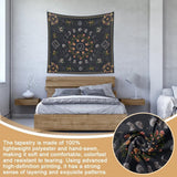 Wandteppich 130, 130 x 150 m, Mondphasen, Blumenleinwand, Zuhause – Accessoires und Dekorationen, Naty Shop