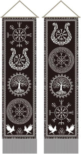 Wandteppich ahandmaker Wikinger Symbol Baum des Lebens Runen Startseite – Accessoires und Dekorationen Naty Shop Standardtitel
