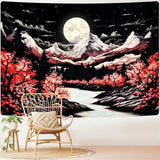Tapisserie Alishomtll Bergszene Mondwald Berge Zuhause – Accessoires und Dekorationen Naty Shop
