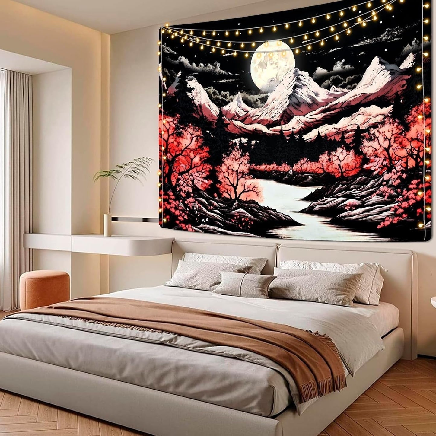 Tapisserie Alishomtll Bergszene Mondwald Berge Zuhause – Accessoires und Dekorationen Naty Shop